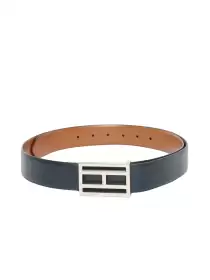 Men Reversible Leather Belt