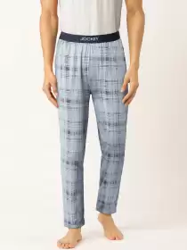 Men Checked Lounge Pants