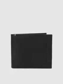 Men Leather Two Fold Wallet