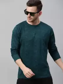 Slim Tropical Printed Pure Cotton T-shirt