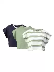 Women Pack of 3 Cotton T-shirt