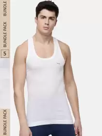 Men Pack of 5 Innerwear Vests