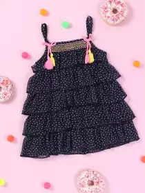 Girls Printed A-Line Dress