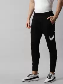 Men Solid SWOOSH Track Pants