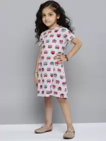 Girls Owl Print Nightdress