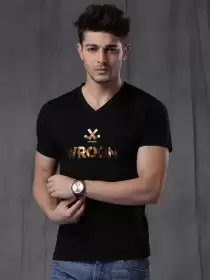 Printed Slim Fit Pure Cotton T-shirt