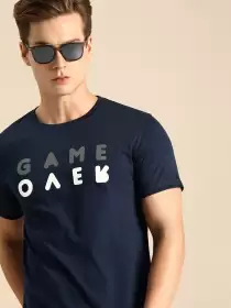 Printed Round Neck Pure Cotton T-shirt