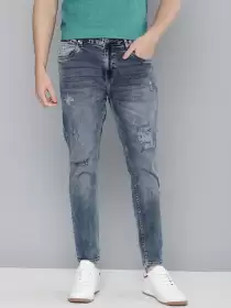 Men Carrot Fit Jeans