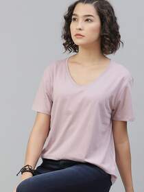 Roadster The Lifestyle Co Women Cotton T-shirt