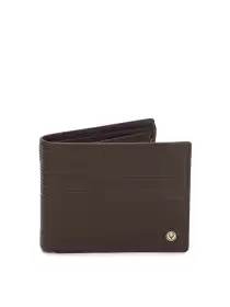 Men Solid Two Fold Wallet