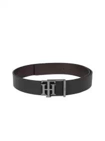 Men Reversible Leather Belt