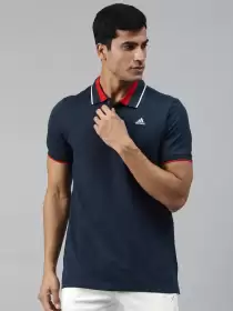 Men ESS Core Polo Cotton Pure Cotton T-shirt