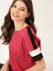 Pure Cotton Round Neck T-shirt