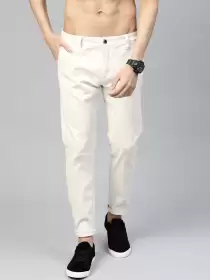 Men Slim Fit Chinos Trousers