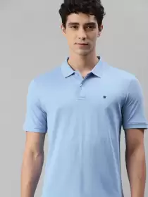 Men Polo Collar T-shirt