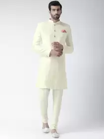 Men Printed Sherwani Set