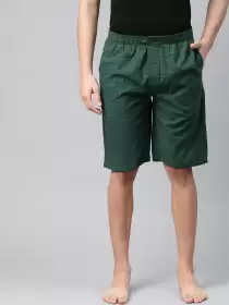 Men Checked Lounge Shorts