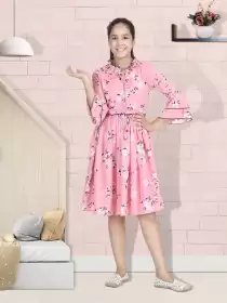 Girls Printed Dress