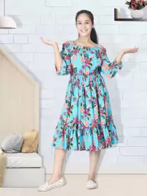 Girls Printed Dress