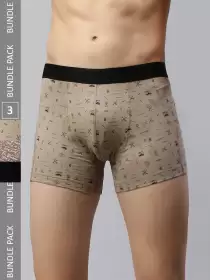 Men Pack of 3 Printed Trunk