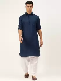 Men Cotton Kurta with Salwar