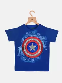 Boys Avengers Print T-shirt