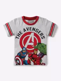 Boys Marvel Printed T-shirt