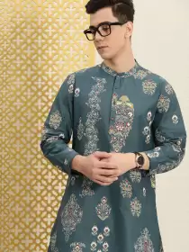 Men Printed Rozana Kurta