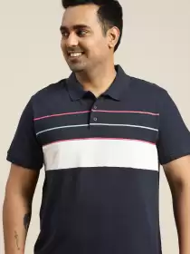 Plus Size Polo Collar T-shirt