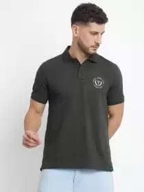Men Varsity Inspired Polo Tee