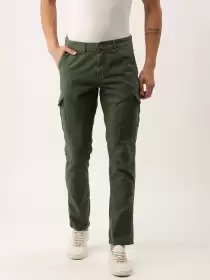 Men Slim Fit Cargos Trousers