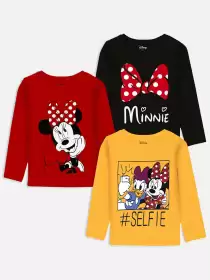 Pack of 3 Printed T-shirt