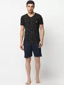 Men Printed Night suit