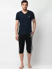 Men Pure Cotton Night Suit
