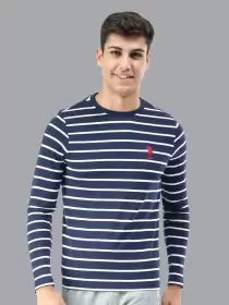 Men Striped Lounge T-shirt