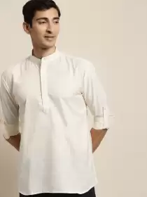 Men Above Knee Length Kurta
