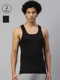 Men Pack Of 2 Innerwear Vests