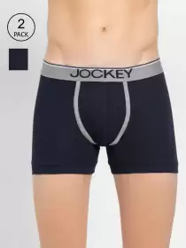 Men Pack of 2 Cotton Trunks