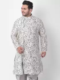 Men Floral Printed Kurta
