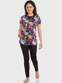 Women Printed Swim Set