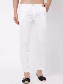 Men Solid Relaxed Fit Cotton Pyjamas