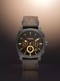 Men Leather Straps Watch