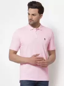 Men Polo Collar T-shirt