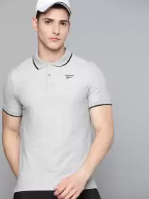 Men Polo Collar Slim Fit T-shirt