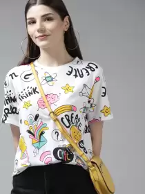 Women Printed Loose T-shirt