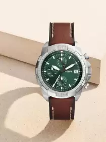 Men Leather Straps Watch