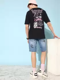 Men Printed Loose T-shirt