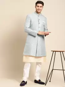Men Printed Sherwani