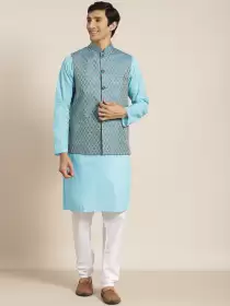 Men Cotton Kurta Set