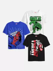 Boys Pack of 3 T-shirts